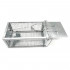 Mouse trap cage, rat trap 270 x 140 x 120 mm in galvanised steel - Animood
