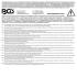 Autocollant 500x225 mm - Résistant et Facile à Appliquer - BGS