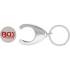 Porte-clé avec Jeton pour Caddy - 1 pièce, 4,8x0,9x7 cm - Plastique, Pratique et Résistant - BGS