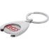 Porte-clé avec Jeton pour Caddy - 1 pcs, 4,8 x 0,9 x 7 cm - Plastique, Pratique et Résistant - D-Work