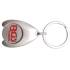 Porte-clé avec Jeton pour Caddy - 1 pcs, 4,8 x 0,9 x 7 cm - Plastique, Pratique et Résistant - D-Work