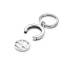 Porte-clé avec Jeton pour Caddy - 1 pièce, 4,8x0,9x7 cm - Plastique, Pratique et Résistant - BGS