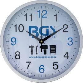 Horloge Murale - 26,4x4,7x26,6 cm - Design Pratique et Lisible - Décoration Intérieure - BGS