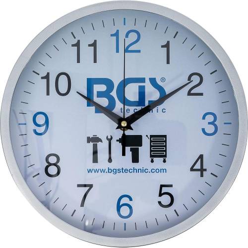 Horloge Murale - 26,4 x 4,7 x 26,6 cm - Design Pratique et Lisible - Décoration Intérieure, Plastique - D-Work