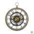Horloge Murale - 26,4 x 4,7 x 26,6 cm - Design Pratique et Lisible - Décoration Intérieure, Plastique - D-Work