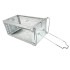 Mouse trap cage, rat trap 270 x 140 x 120 mm in galvanised steel - Animood