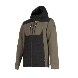 Blouson de Travail Hiro - Taille 3XL - Kaki/Noir - Résistant et Confortable - NINE WORTHS