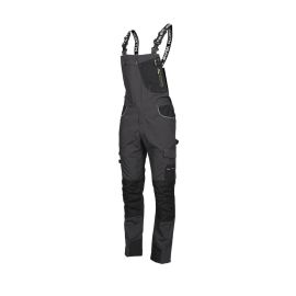 Salopette de Travail Taille L – Gris/Noir – Confortable et Résistante – Idéale pour les Professionnels - NINE WORTHS