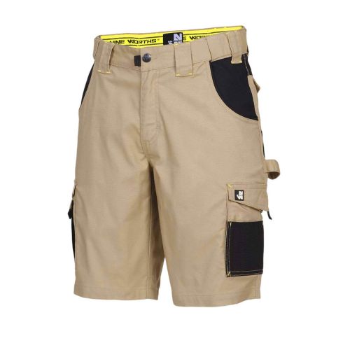 Bermuda de Travail Hugues Taille 54 – Beige/Noir – Confort et Élégance – NINE WORTHS - NINE WORTHS