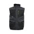 Gilet Sans Manches de Travail ALI - Taille L - Gris/Noir - Résistant et Confortable - NINE WORTHS