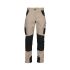Pantalon de Travail Adam - Taille 56 - Beige/Noir - Résistant et Confortable - NINE WORTHS