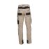 Pantalon de Travail Adam - Taille 48 - Beige/Noir - Résistant et Confortable - NINE WORTHS