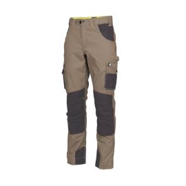 Pantalon de Travail Adam Taille 48 – Brun/Anthracite – Confort et Résistance - NINE WORTHS