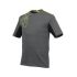 T-Shirt Manches Courtes de Travail Peter – Taille M – Anthracite/Jaune Fluo – Confort et Style - NINE WORTHS