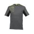 T-Shirt Manches Courtes de Travail Peter – Taille S – Anthracite/Jaune Fluo – Confort et Style - NINE WORTHS