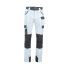 Pantalon de Travail Cary - Taille 50 - Blanc/Gris - Résistant et Confortable - NINE WORTHS