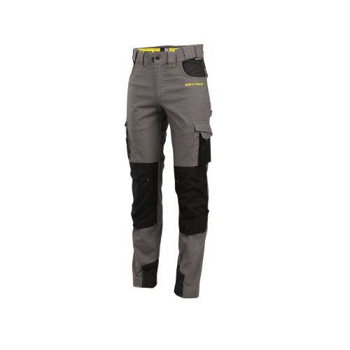 Pantalon de Travail Richy - Taille 56 - Gris/Noir - Résistant et Confortable - NINE WORTHS