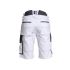 Bermuda de Travail Dali - Taille 36 - Blanc/Gris - Résistant et Confortable - NINE WORTHS
