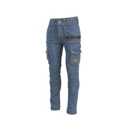 Pantalon de Travail Usain - Taille 56 - Bleu - Résistant et Confortable - NINE WORTHS