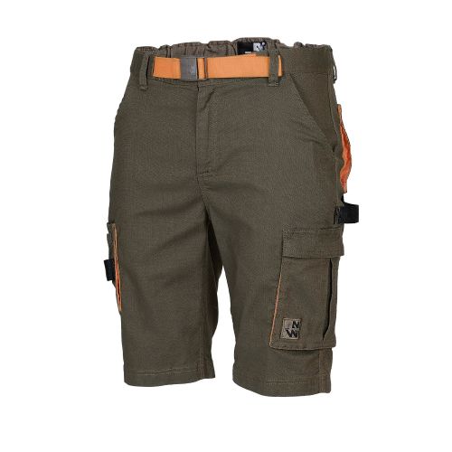 Bermuda de Travail Gypse - Taille 54 - Kaki - Résistant et Confortable - NINE WORTHS