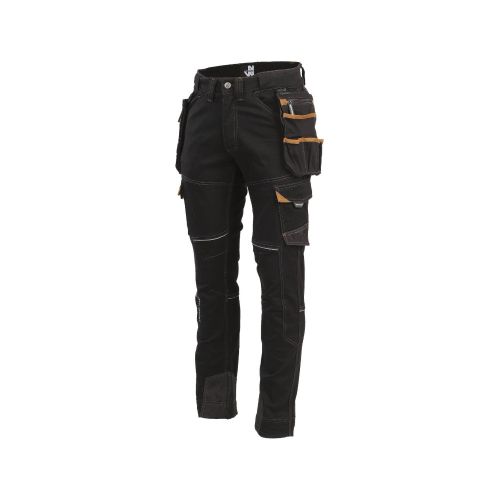 Pantalon de Travail Vicente Taille 56 – Noir/Camel – Confort et Résistance – NINE WORTHS - NINE WORTHS