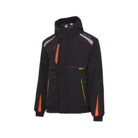 Parka de Travail en Softshell Morane - Taille 4XL - Noir - Résistant et Confortable - NINE WORTHS
