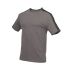 T-Shirt Manches Courtes de Travail Andy - Taille L - Gris - Résistant et Confortable - NINE WORTHS