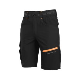 Bermuda de Travail Horn - Taille 52 - Noir/Orange - Résistant et Confortable - NINE WORTHS
