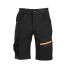 Bermuda de Travail Taille 44 – Noir/Orange – Confort et Résistance - NINE WORTHS