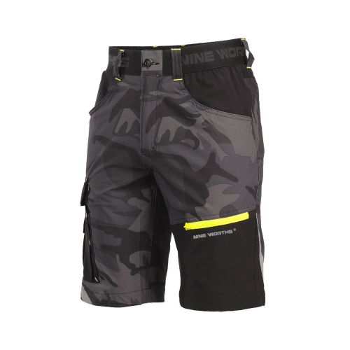 Bermuda de Travail Horn - Taille 48 - Woodland - Résistant et Confortable - NINE WORTHS