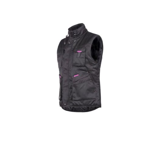 Gilet Sans Manches de Travail Maryse – Taille XS – Noir – Confort et Praticité - NINE WORTHS