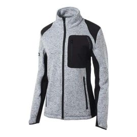 Gilet de Travail Louise Taille M – Gris Clair Chiné – Confort et Praticité - NINE WORTHS