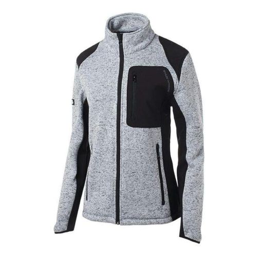 Gilet de Travail Louise – Taille XS – Gris Clair Chiné – Confort et Praticité - NINE WORTHS