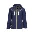 Blouson de Travail en Softshell Femme Florence - Taille M - Marine/Jaune Fluo - Résistant et Confortable - NINE WORTHS