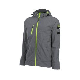 Blouson de Travail XXL – Gris Chiné/Jaune Fluo – Résistant et Confortable – NINE WORTHS - NINE WORTHS