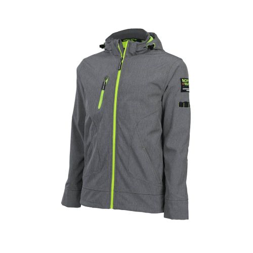 Blouson de Travail XXL – Gris Chiné/Jaune Fluo – Résistant et Confortable – NINE WORTHS - NINE WORTHS