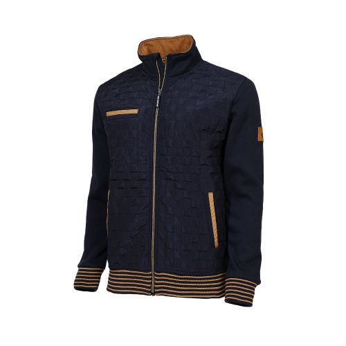 Gilet de Travail Andreu – Taille XL – Marine/Camel – Confort et Praticité - NINE WORTHS