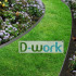 Flexible Wavy Garden Edging Anthracite Grey Height 25cm x Length 9 Metres in PVC and Anti-UV (1mm thick) - D-Work