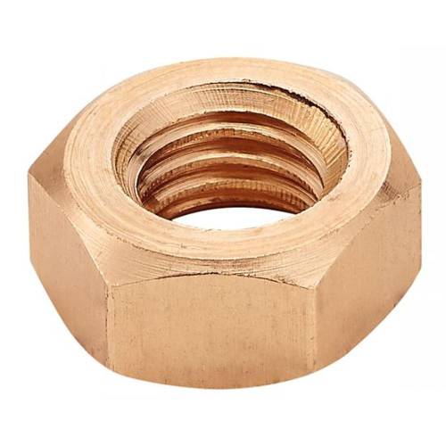 200 Écrous hexagonaux M6 - Laiton, norme DIN 934 - ACTON 