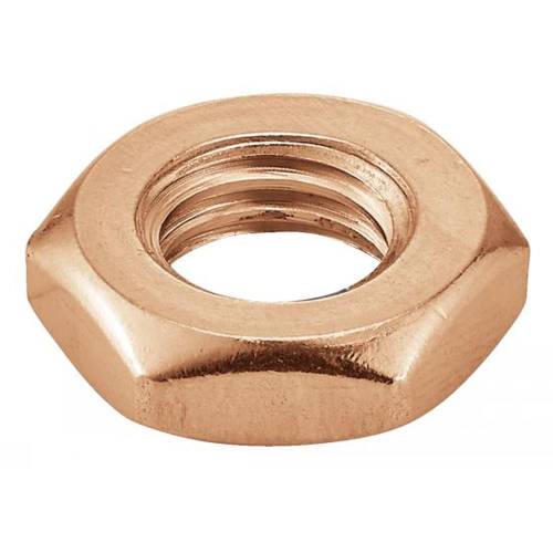 200 Écrous bas hexagonaux M8 - Laiton, norme DIN 439 - ACTON 