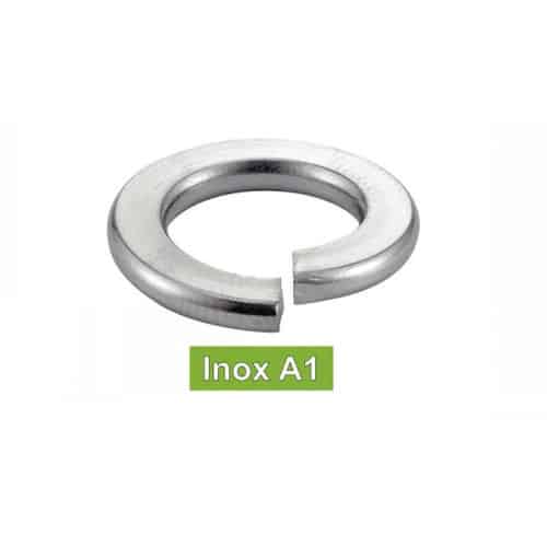 200 Rondelles élastiques Grower 8 mm - Inox A1, norme DIN 127 B - ACTON 