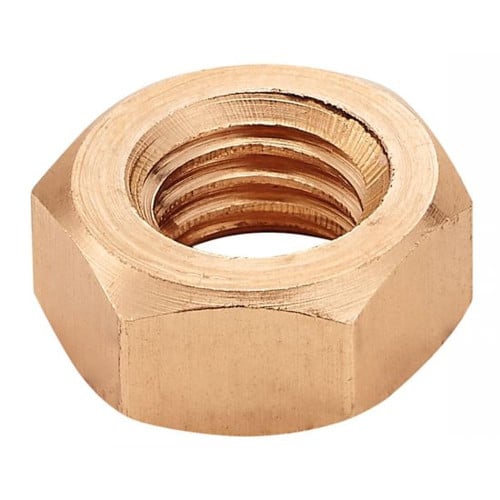 50 Écrous hexagonaux M20 - Laiton, norme DIN 934 - ACTON 