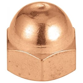 25 Écrous borgnes M16 - Laiton NFE 27453 - ACTON 