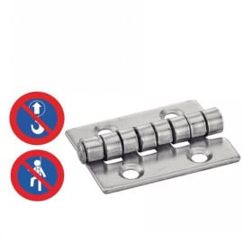 5 Charnières Type H 30 mm - Inox A2 - D-Work