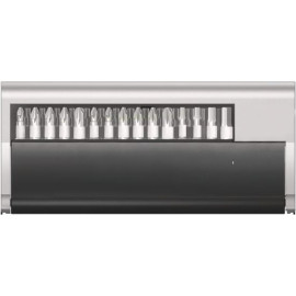 Étui 30 pièces embouts + porte-embout - Inox - Polyvalent et durable - ACTON