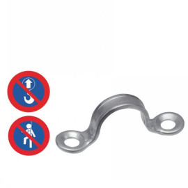 10 Pontets emboutis 45 mm - Inox A2 - Résistants et durables - ACTON 