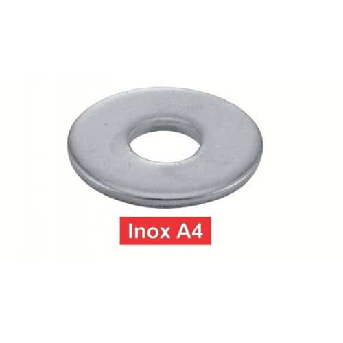 25 Rondelles plates larges 24 mm - Inox A4, norme DIN 9021 - Résistantes et anticorrosion - ACTON 