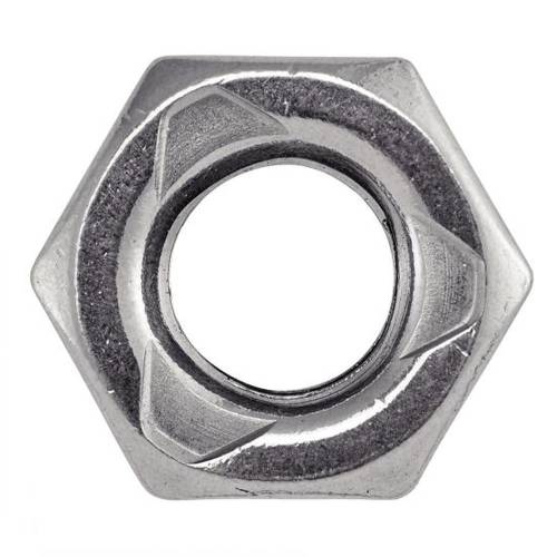 100 Écrous autofreines hexagonaux M10 - Inox A4, norme DIN 980 - Sécurisés et durables - ACTON 