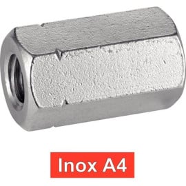 50 Écrous hexagonaux M10 - Inox A4, norme DIN 6334 - Résistants et durables - ACTON 