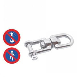 1 Emérillon à Anneaux + Manille 19 mm - Inox A4 - D-Work